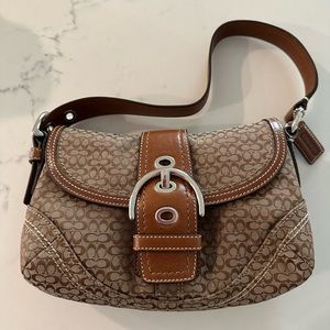 NWOT coach bag- tan color